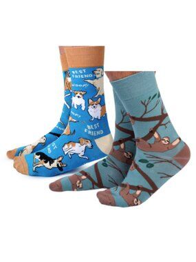 Men's Uptown Sox Crew Sock Bundle | Animal Patterns | Mix & Match | NWT